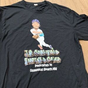 J.P. Crawford Infield Camp Graphic Tee - Black